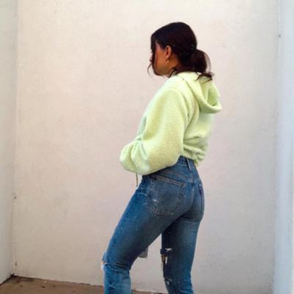 Hooded Sherpa Sweatshirt
